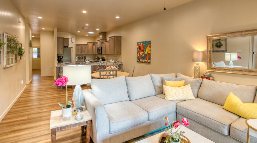 Living Area to Kitchen