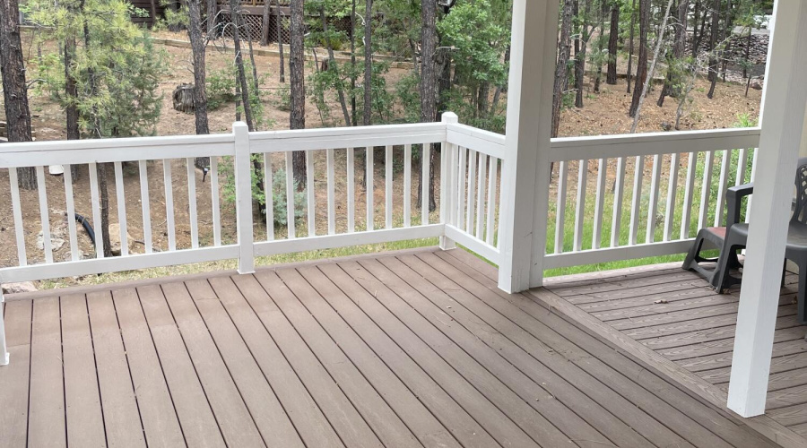 Park Model Deck View