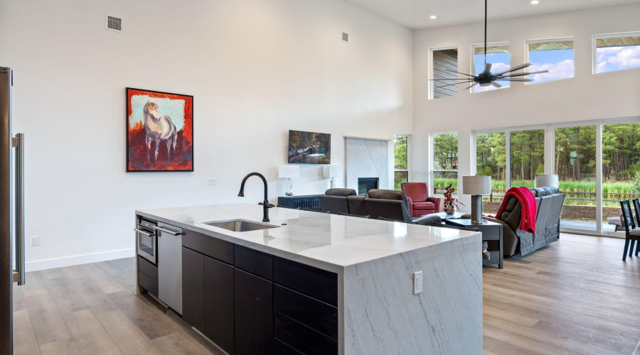 Beautiful views from kitchen