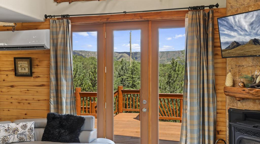 Double Door view - Deck