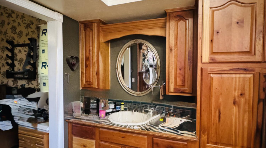 Bathroom down master