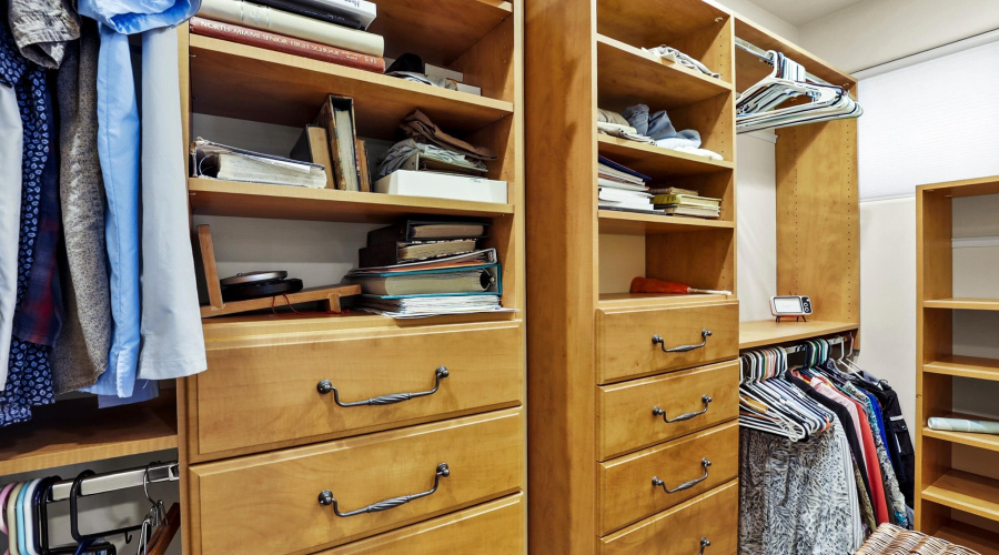 Master Walk-In Closet with Built-Ins