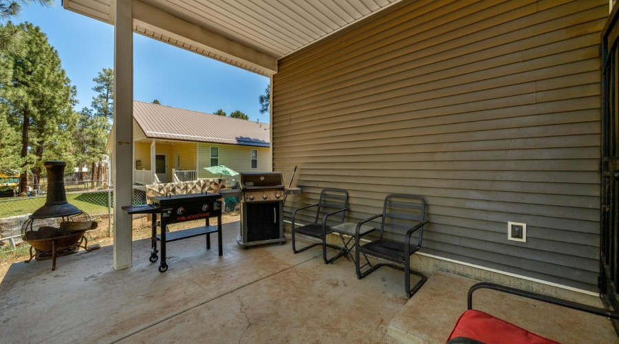 Covered Back Patio