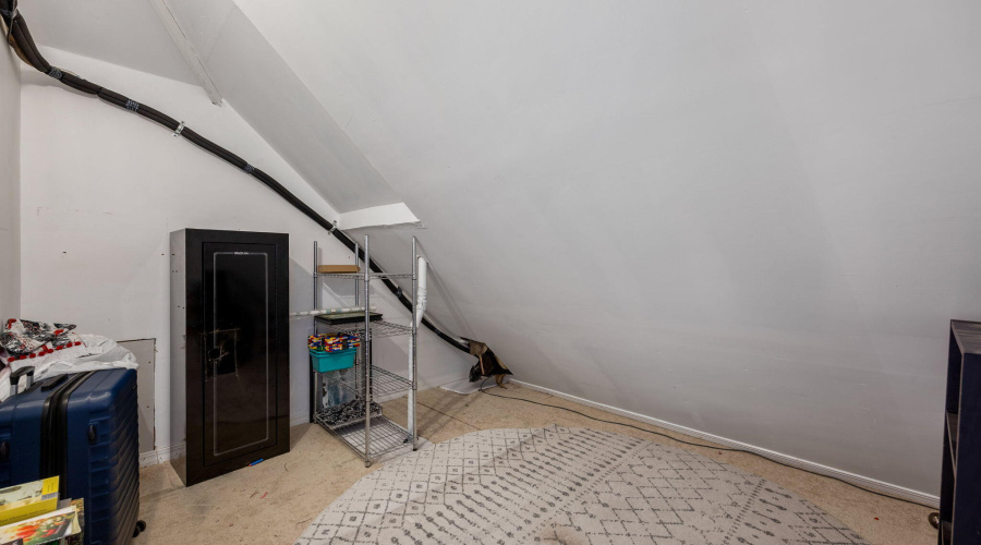 Storage room off loft upstairs