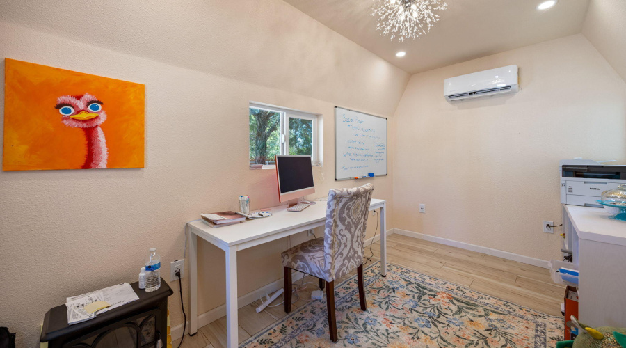 Storage building/office interior