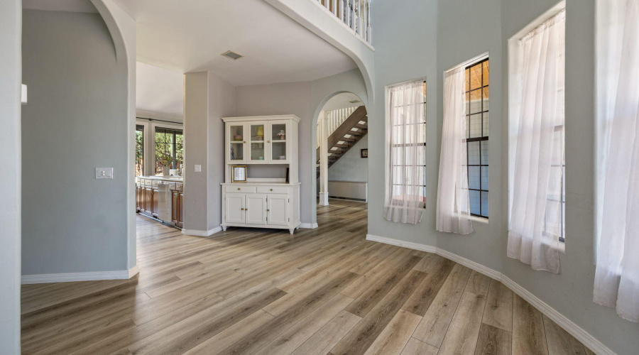 Dining Room toward Kitchen & Living Room