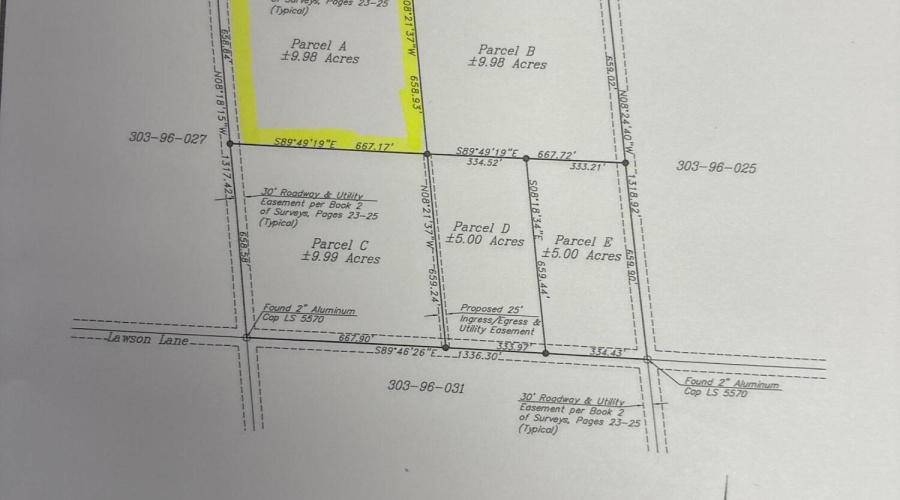 Survey 303-96-026A 10ac