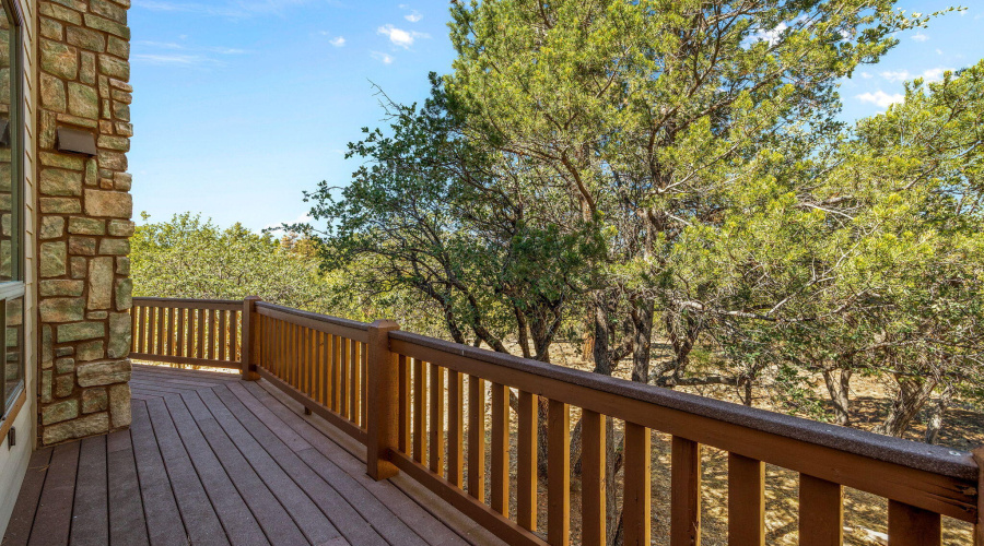 DECK ON SIDE OF HOME