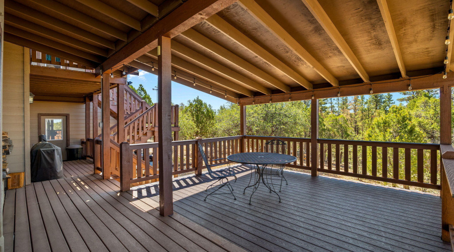 BACK DECK COVERED
