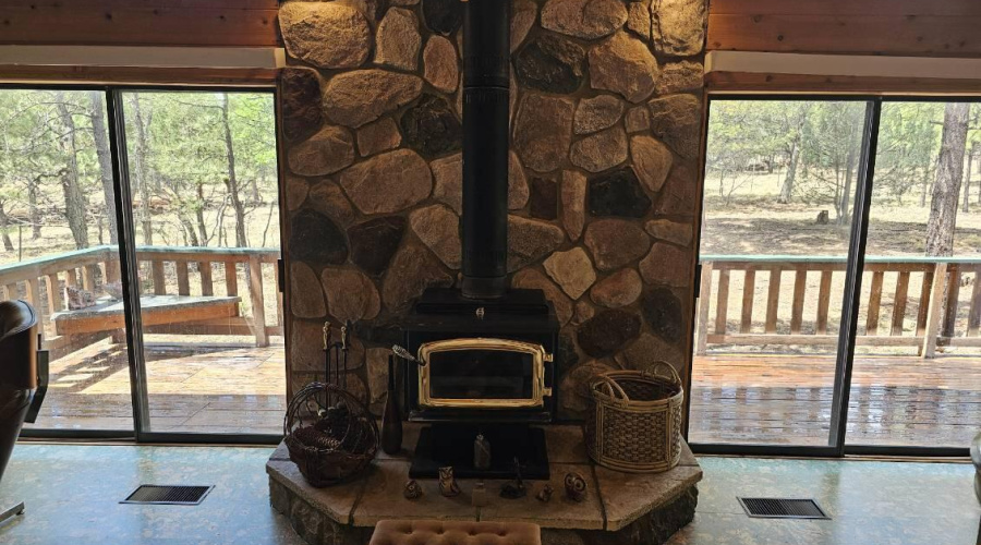 Custom Stone Stove