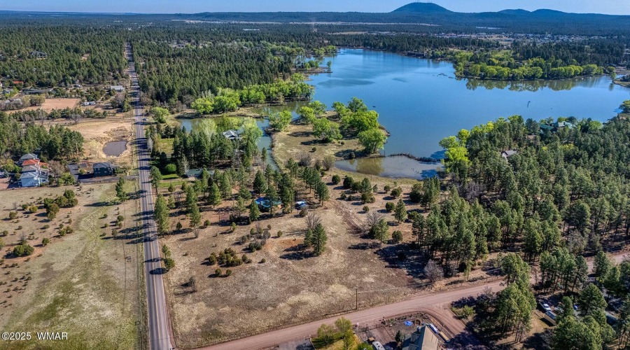 Main Aerial - North-facing view of Lake