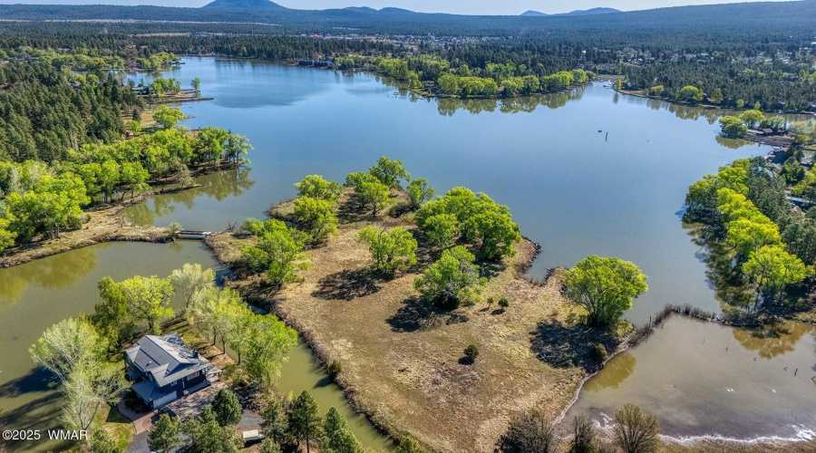 Aerial View #2 - larson rd property rain
