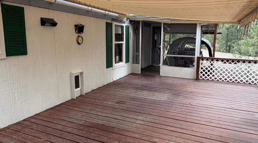 Deck with Awning