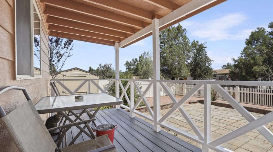 Covered Back Porch