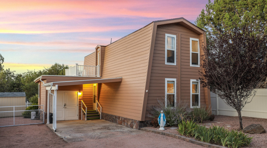 Twilight Front of Home