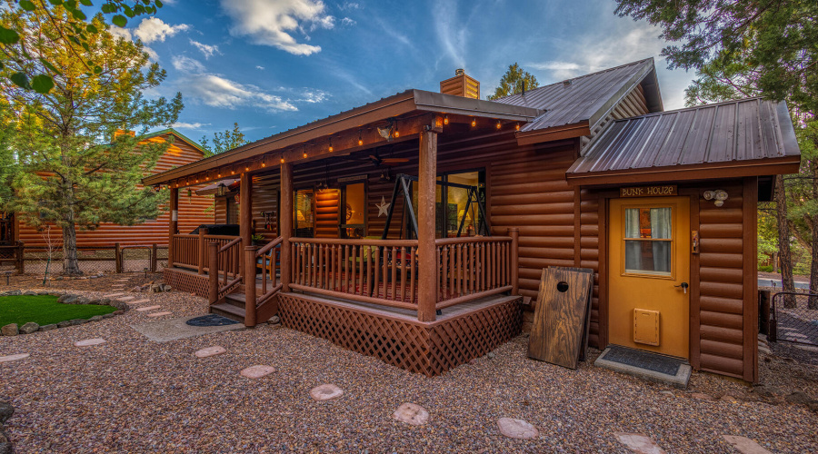 Backyard with Bunkhouse Access