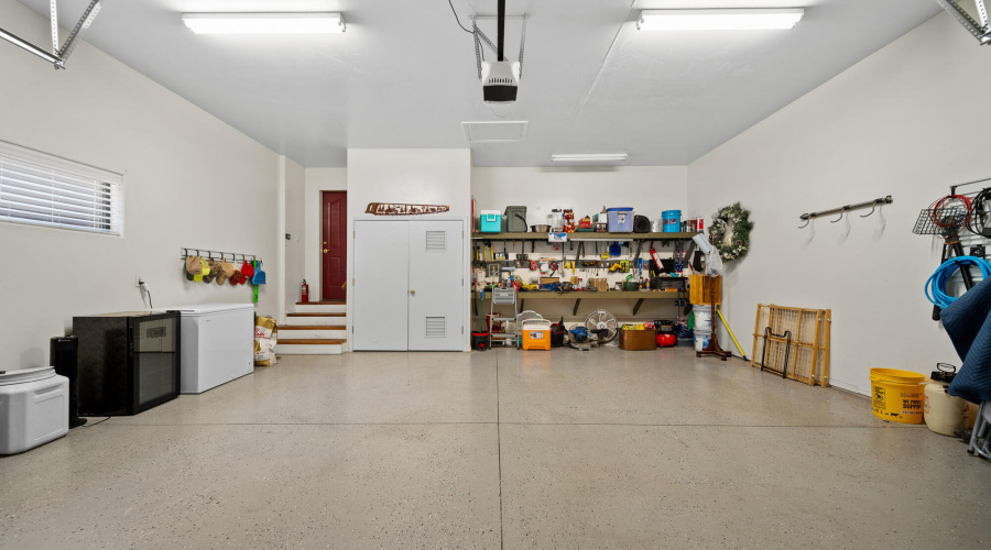 Garage with storage