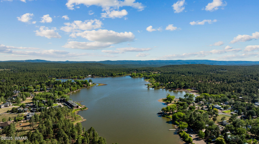 Rainbow Lake Drone View