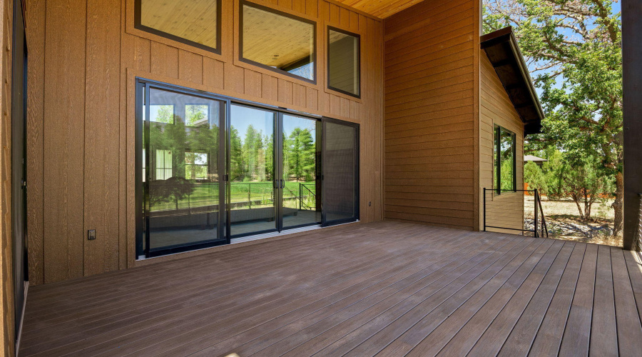 Beautiful covered decking