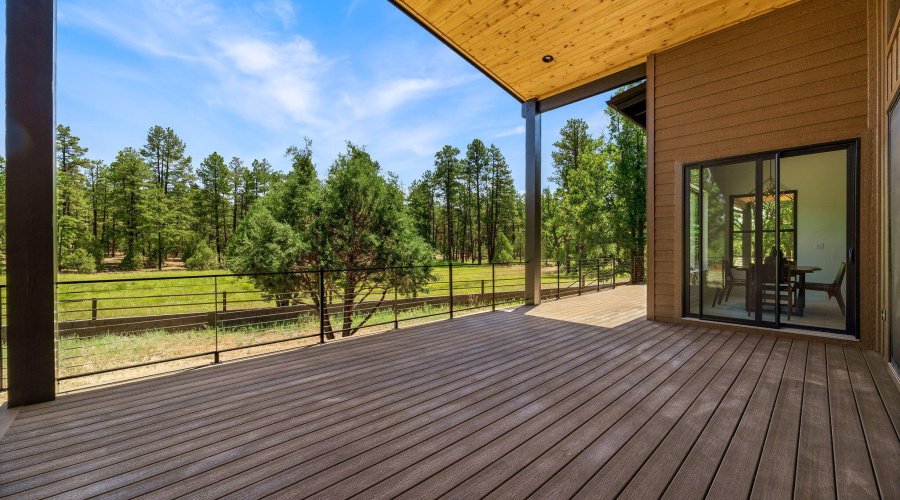 Beautiful covered decking