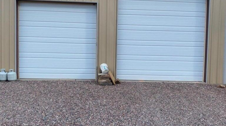 Garage w/ 10 & 12 ft doors