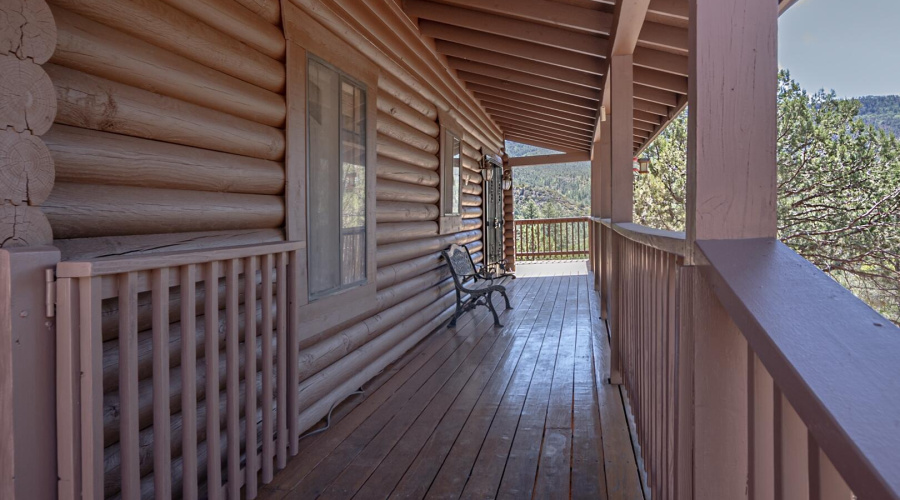 Covered front porch
