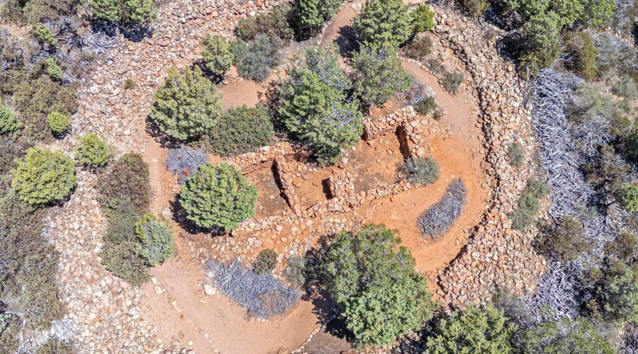 Indian Preserve above the property