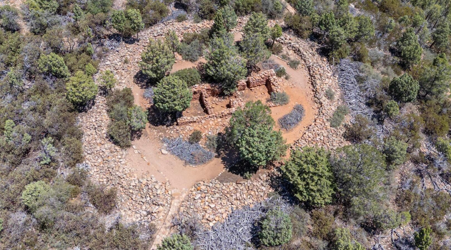 Indian Preserve above the property