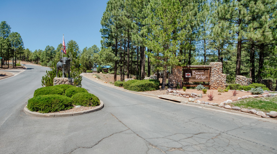 Bison Ridge Entrance