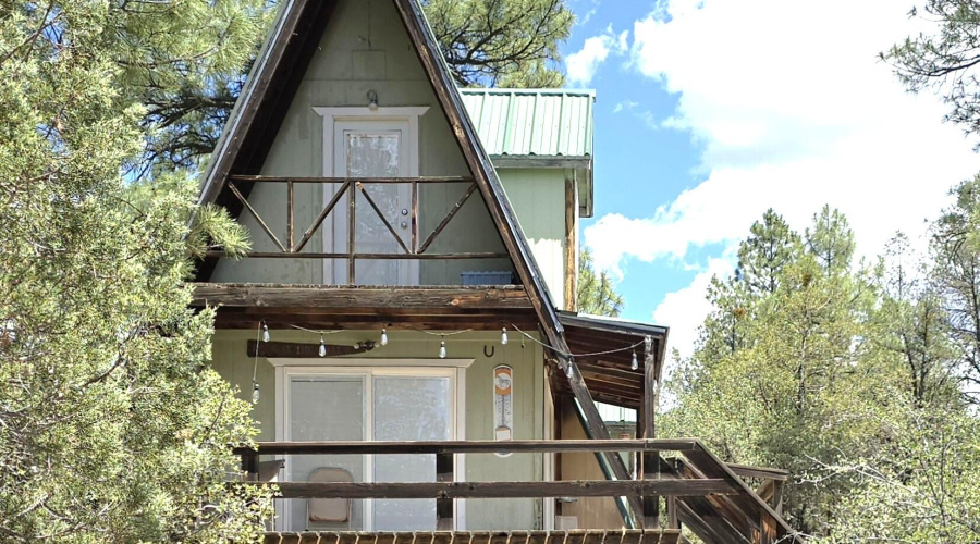 A-frame Cabin Front Side
