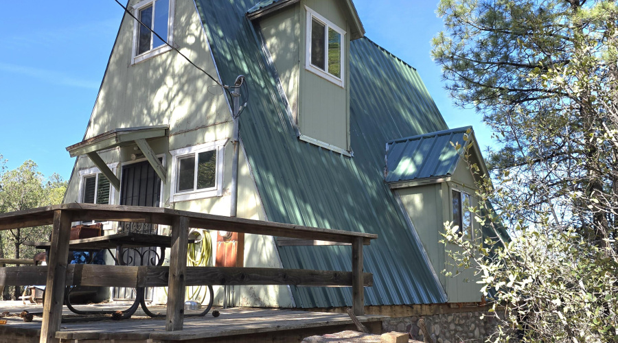 A-Frame Cabin Back Corner