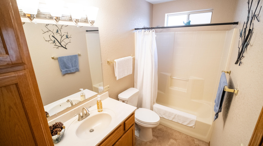 Guestroom en-suite bathroom