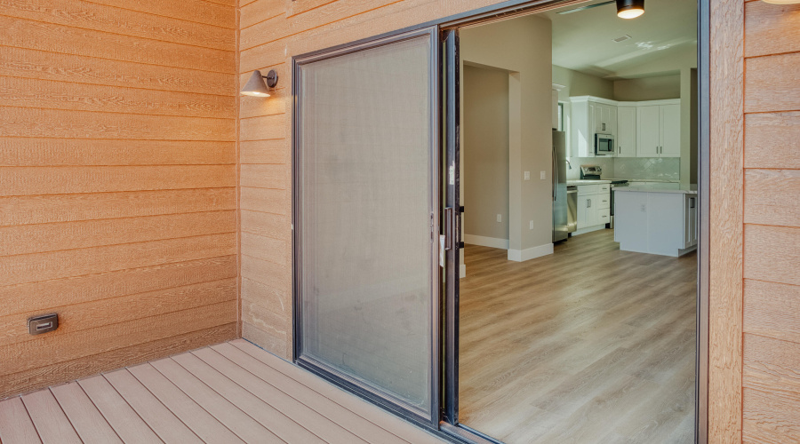 Private Covered Balcony