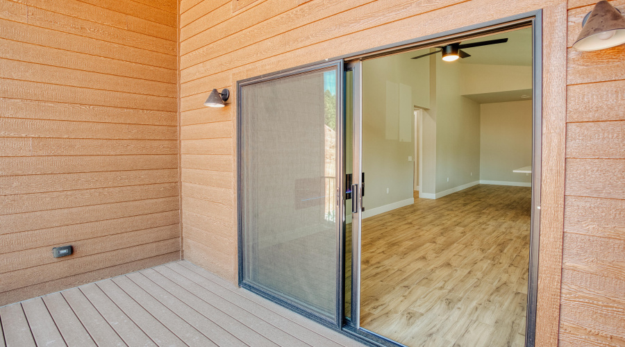 Living Room to Covered Deck