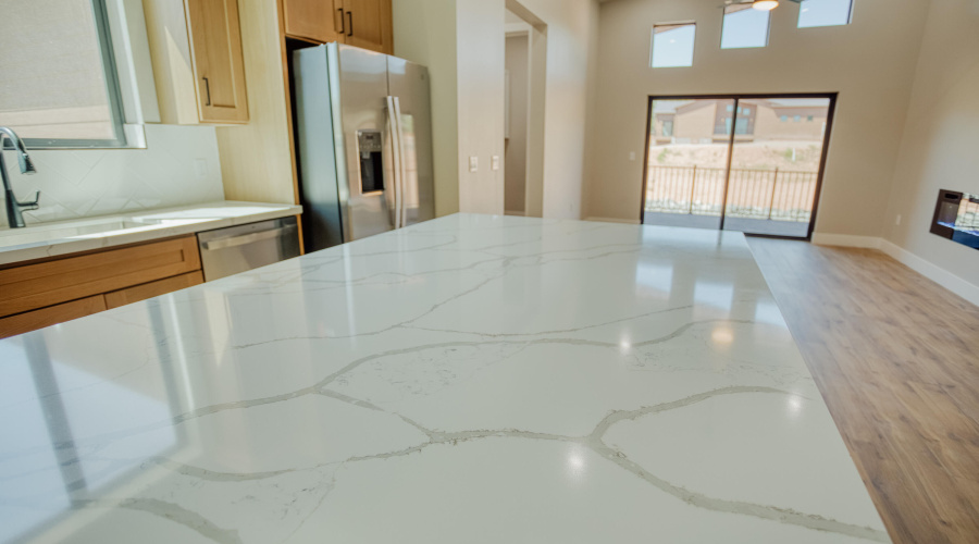 Quartz Countertops Throughout