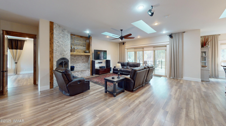 Living Room from Front Door View