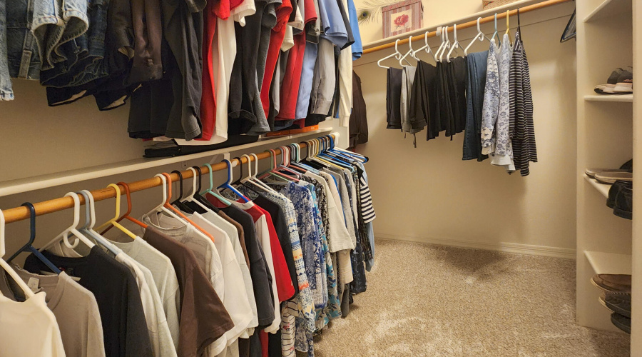 Primary Walk in Closet