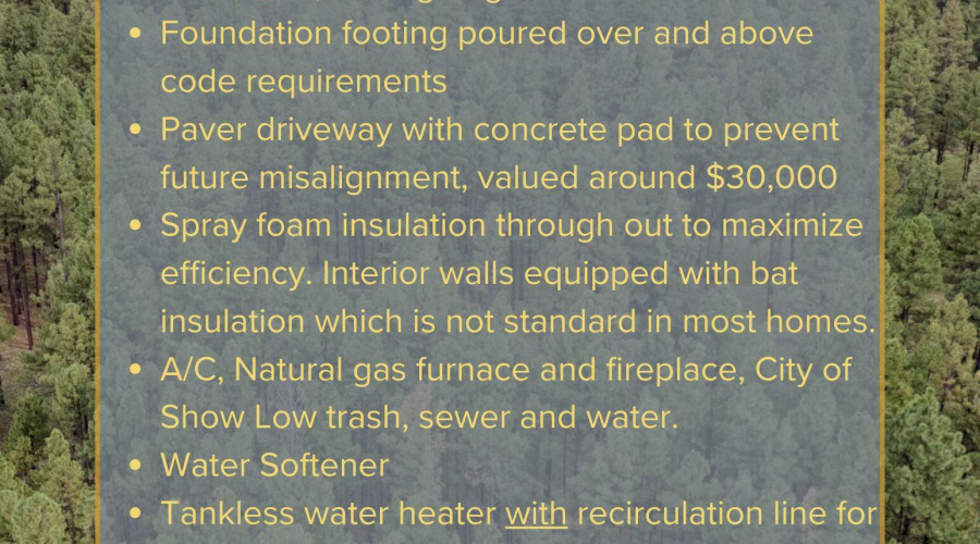 HOME FEATURES Ridgecreek Drive