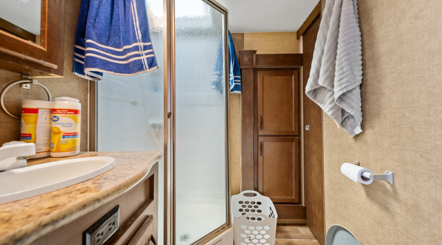 Travel Trailer  Bathroom