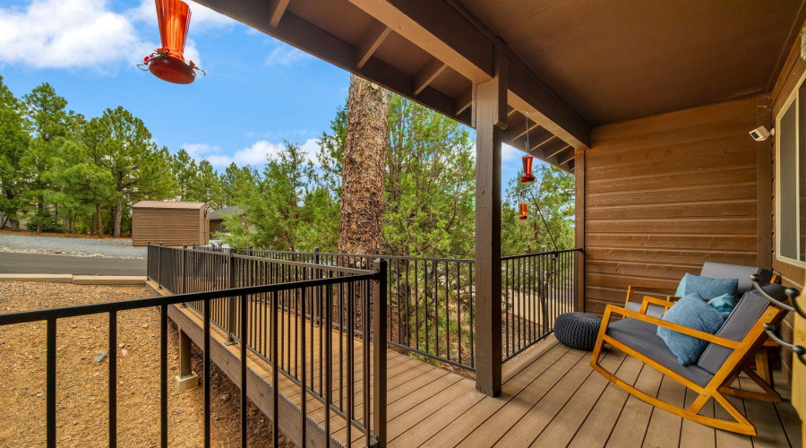 Looking out from Porch