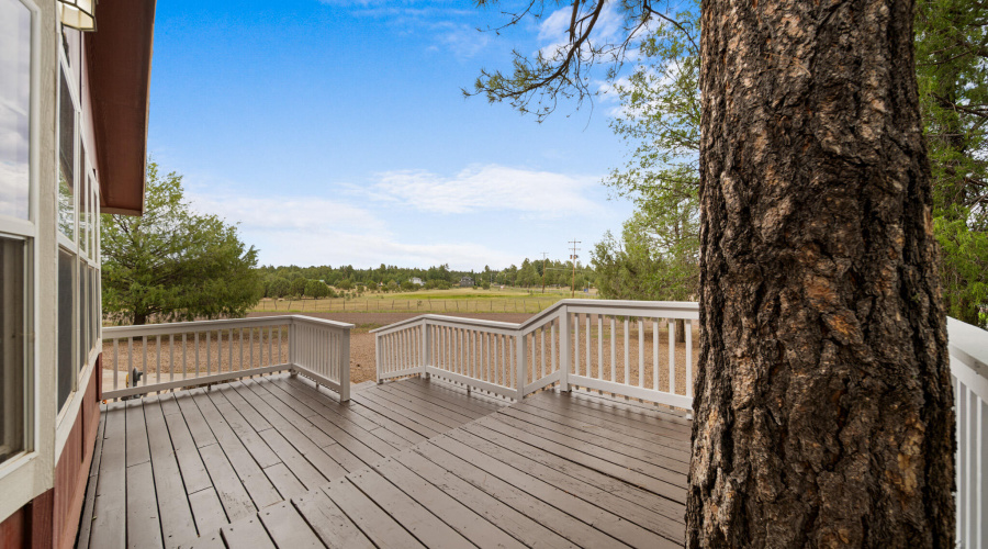 Spacious Front Deck