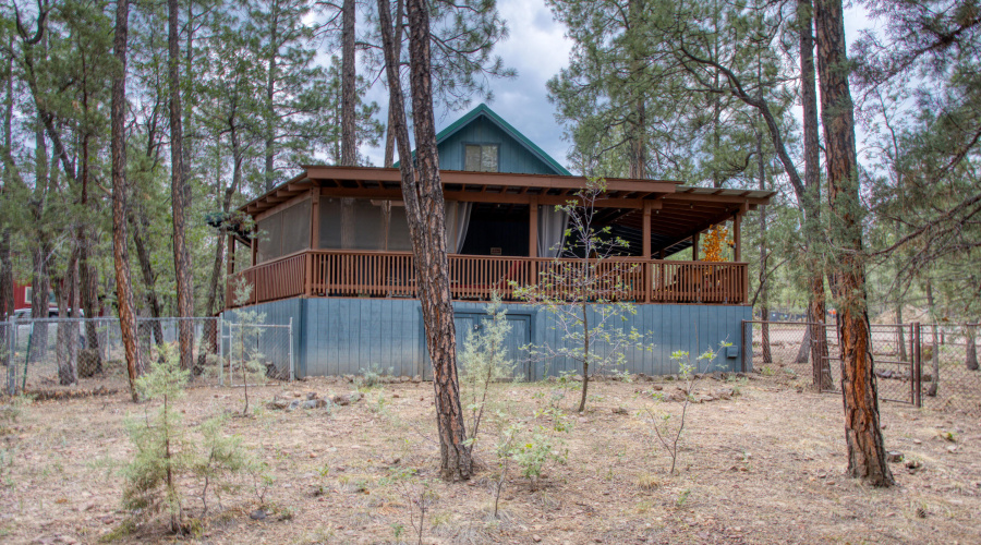 Back View of the Cabin