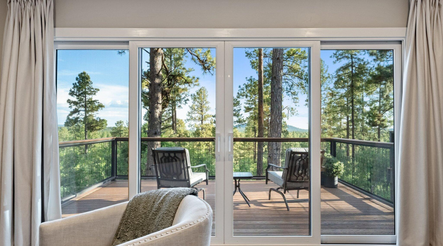 Primary Bedroom Exit for panoramic views
