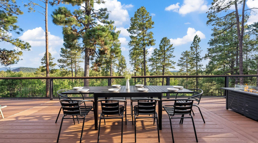 Private Deck with Incredible Views