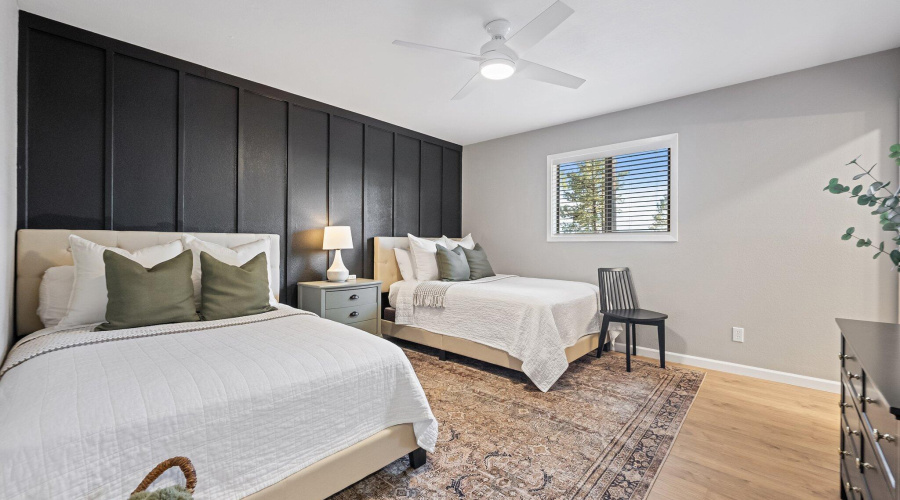 Bedroom 2 Oversized with Accent Wall