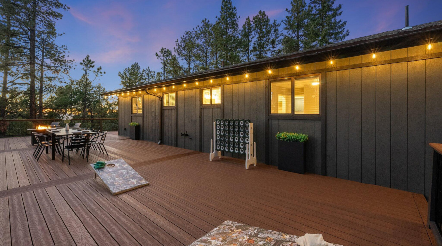 Twilight Back Deck