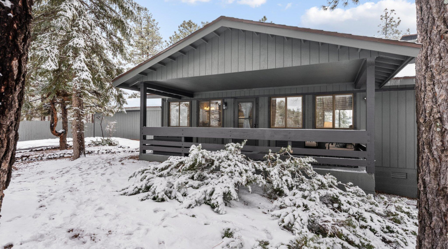 Front Porch in Winter