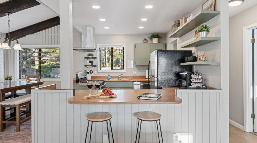 Kitchen Bar and Dining Area