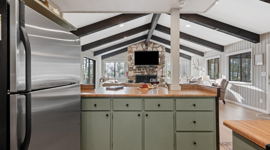 Kitchen into Great Room