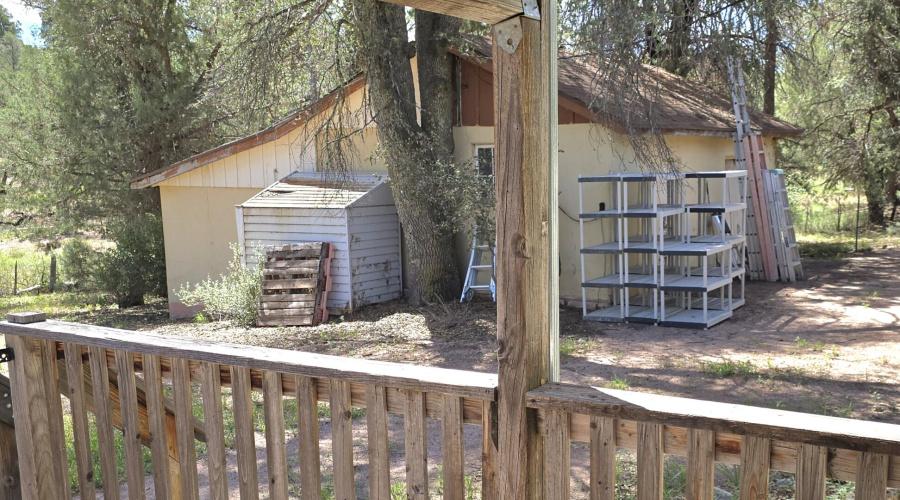 Frame Addition Porch twd Garage Wkshp